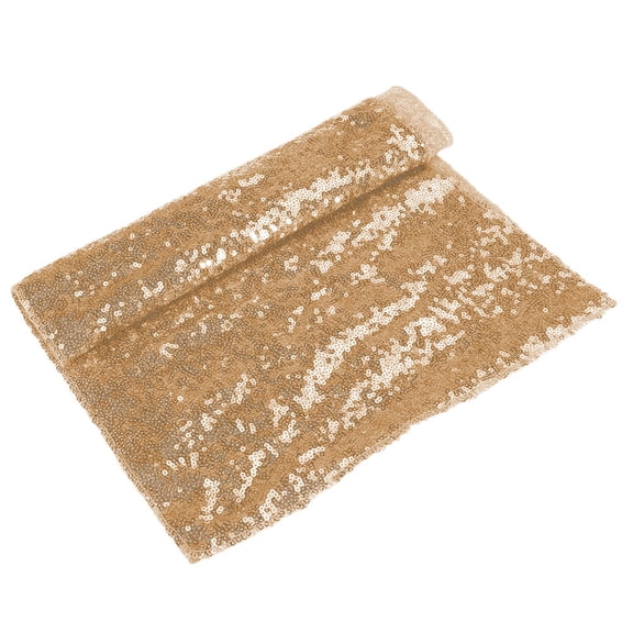 FOLOYORI 1Pcs Rectangular Table Runner for Home Users 300 x 30 Cm Sequin