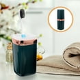 thumbnail image 1 of FOLOYORI Toothbrush Holder Abs Green Travelers Hotel Home Outdoor Travel 1Set 8.1X2.4X2.4In, 1 of 8