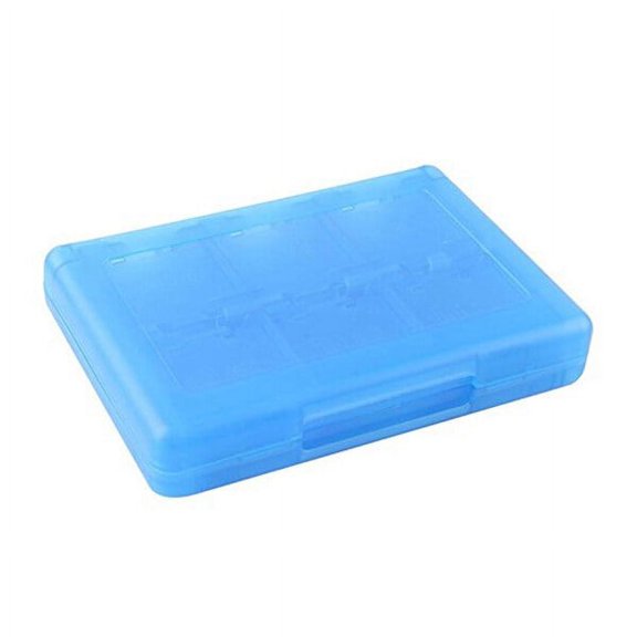 FOLOYORI Hard Plastic Card Storage Box For Gaming Blue 1Pcs