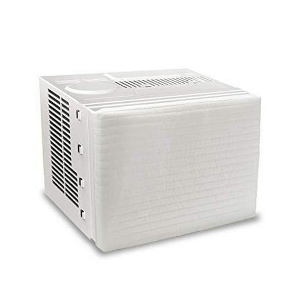 FOLOYORI 1Set Air Conditioner Cover Indoor Polyester for Home Use Cold Air Drafts and White 17.3X13 in