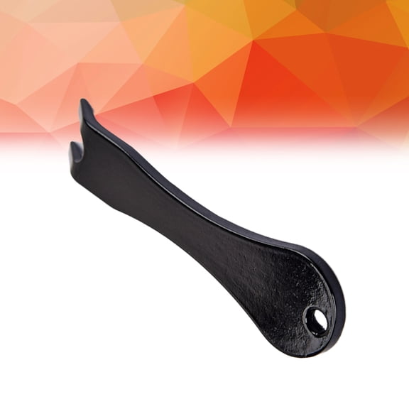 FOLOYORI 1Set Black Steel Guitar Puller for Acoustic Guitar Ukulele Bass Banjo Dobro Mandolin 2.74 x 0.77 x 0.12in