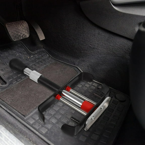 FOLOYORI Clutch Lock for Car Multi-Purpose Anti-Theft Pedal and Brake Lock Black Steel