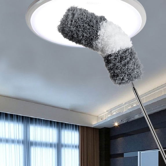 FOLOYORI 1Set Household Duster with Extendable Handle for Room Cleaning Flexible Design Microfiber 98.4x4.72x5.51in
