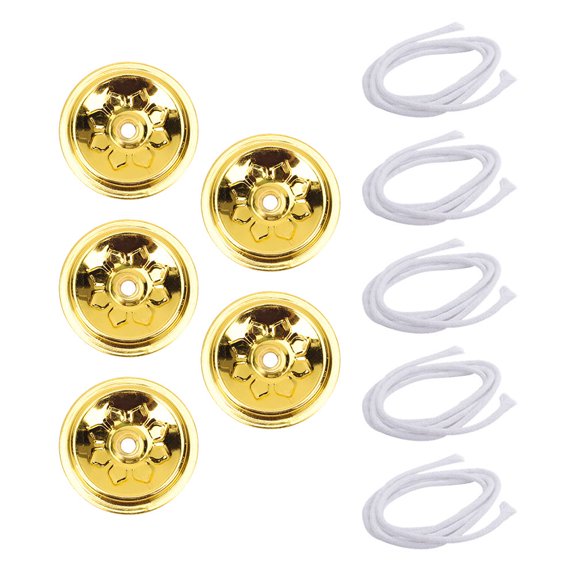 FOLOYORI Alloy Fiber Oil Lamp Wick Assorted Color for Home Use Floating