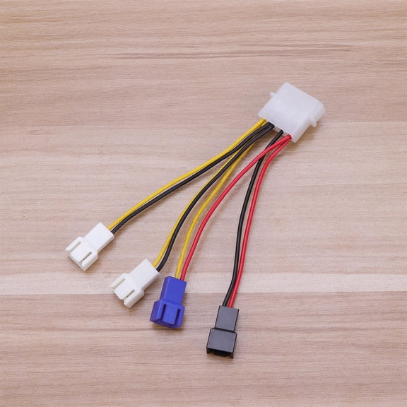 FOLOYORI PC Accessories Fan Extension Cable Metal Multi 1Set for Efficient Cooling