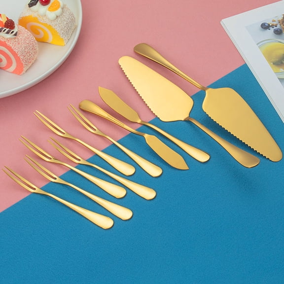 FOLOYORI 1 Set Tone Stainless Steel Pie Server, Sturdy Cake Slice Serving Utensil for Holiday Dinner and Dessert Party