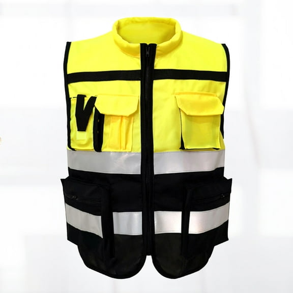 FOLOYORI 1Set Reflective Vest for Security Personnel and Volunteers with High Visibility