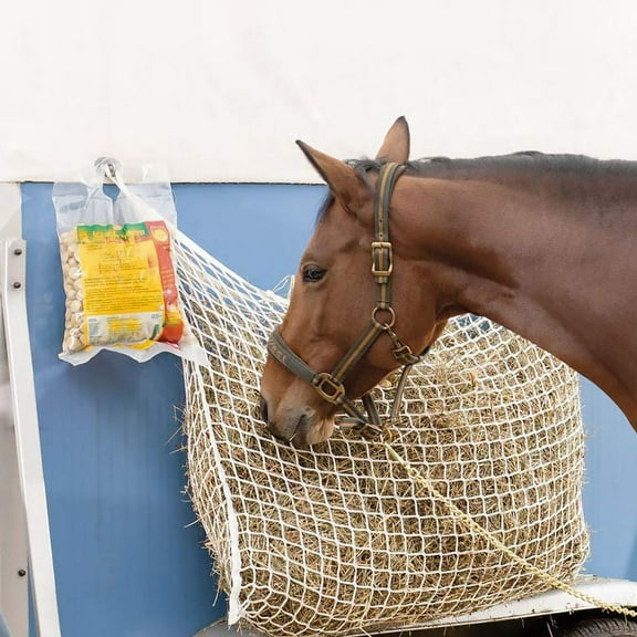 FOLOYORI 1pc Horse Storage Bag Durable Feeding Sack Capacity Slow Feed Enhance Digestion Farm Supplies For