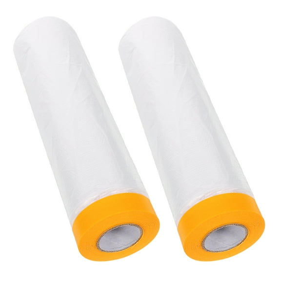FOLOYORI Insulated Window Covers Pe Transparent for Home Use 2 Rolls