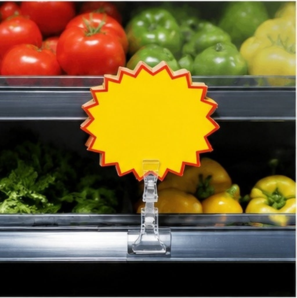 FOLOYORI 200pcs Price Tags with Clips, Paper Labels for Retail Shelf ...