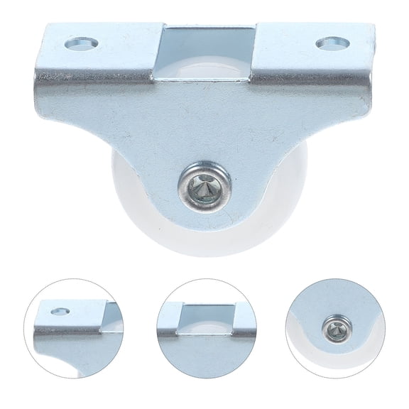 FOLOYORI 20Pcs Caster Mini Fixed Caster Wheels for Furniture and Shopping Carts