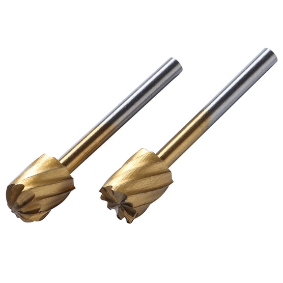 FOLOYORI 20-Piece Rotary Burr Set High Carbon Steel Cutting Bits for Woodworking, Metal, Stone, and More