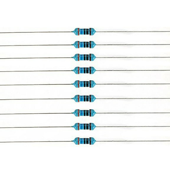 FOLOYORI 2500Pcs Value Resistors Metal Film for Circuit Building Engineers