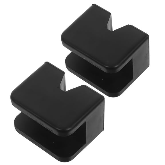 FOLOYORI 2PCS Jack Rubber Cover Universal Floor Jack Slotted Pad for Vehicle Maintenance