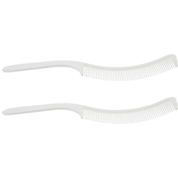 FOLOYORI Hair Styling Combs White 2Pcs 8.7x1.8x0.8in Plastic