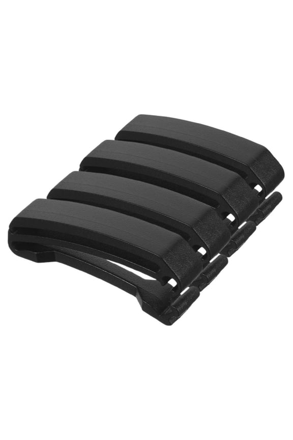 4Pcs Easy Operate Plastic Backpack Strap Clips Adjustable Belt Buckles for Outdoors