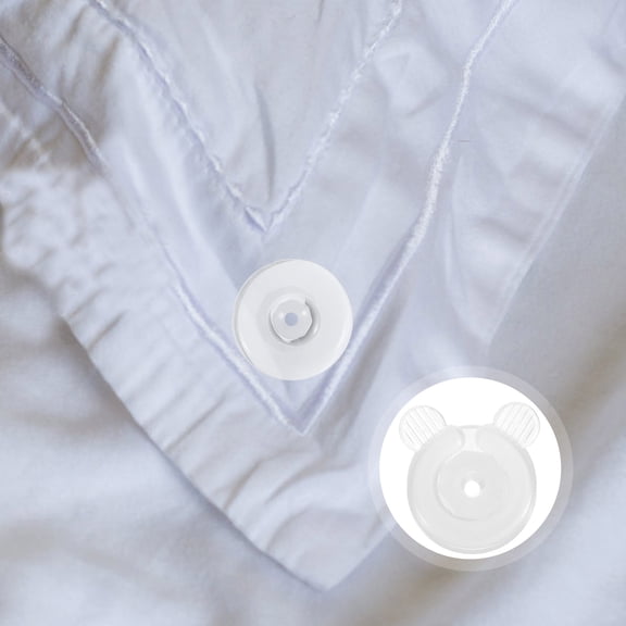 FOLOYORI Adjustable Fixator for Bed White Bed Sheet Clip for Quilt Cover Use