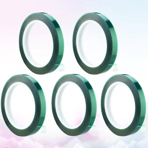 FOLOYORI 5Pcs Green Tape for Painting Products Insulation 9.5 x 9.5 x 4.5 cm