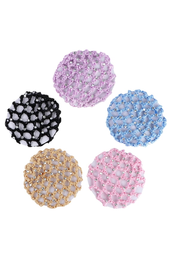 5Pcs Maize Yellow Decorative Snood Polyester Material for Formal Occasions