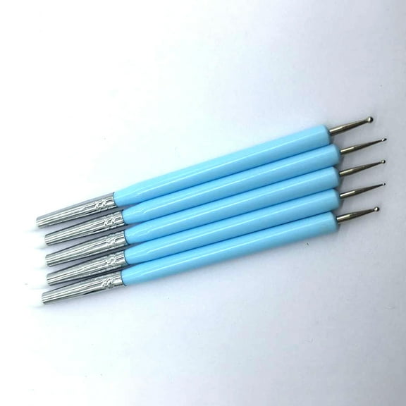 FOLOYORI 5Pcs Silicone Clay Tools For Oil Painting And Polymer Clay Texturing