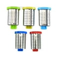 thumbnail image 1 of FOLOYORI 5Pcs Tea Strainer for Loose Leaf Tea with Handle Design in Assorted Colors, 1 of 8
