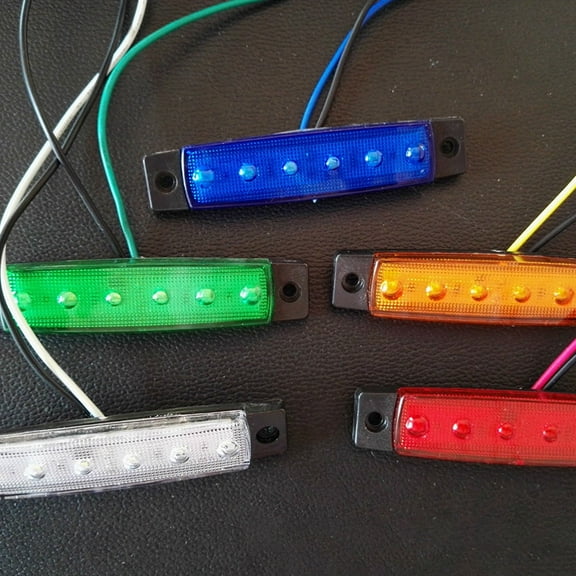 FOLOYORI 6Pcs Marine Led Lights for Boat Interior Lights Blue Abs Deck Light