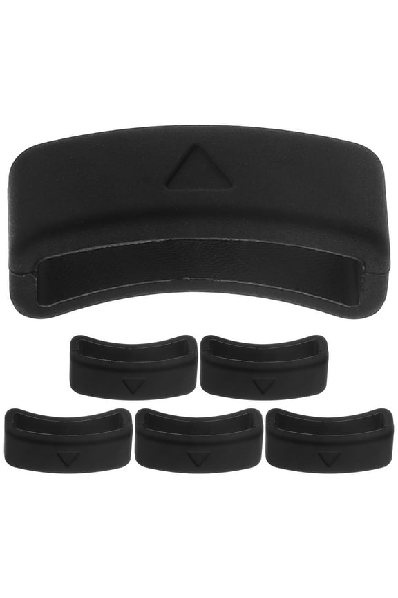 6Pcs Watch Band Loop for Durable and Flexible Use in Black