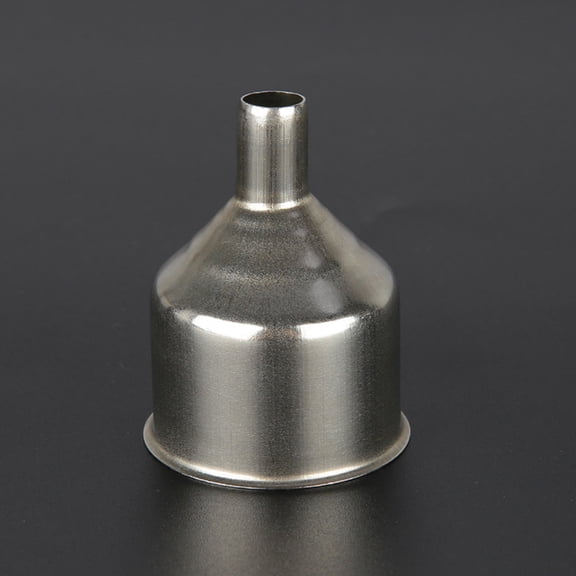 FOLOYORI Kitchen Funnel Stainless Steel Wide Mouth For Transferring Powder Silver 6Pcs