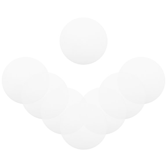 FOLOYORI 8Pcs LED Diffuser Plate White Plastic Easy Installation for Home Recessed Lighting