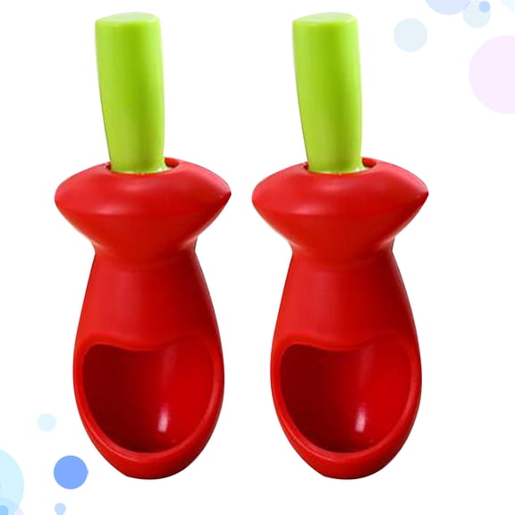 FOLOYORI Abs Red Cherry Pitter 2Pcs Multifunctional for Home Users