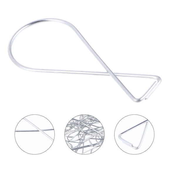 FOLOYORI Adults 60Pack Silver Steel T-Shaped Hook For Ceiling Hanging
