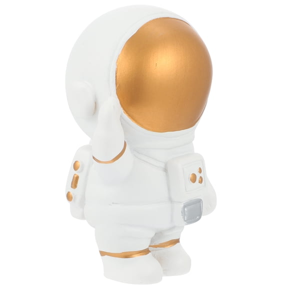 FOLOYORI Astronaut Figurine Miniature Astronaut Figure Golden 8X3.1In Space Enthusiasts 1Set