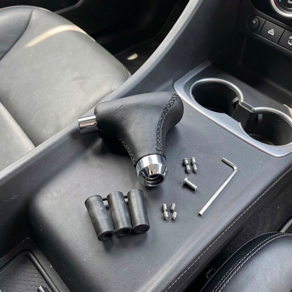 FOLOYORI Automatic Car Steering Wheel Knob with PU and Metal Design for Smooth Vehicle Handling