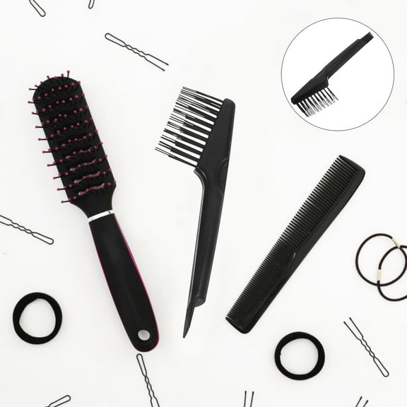FOLOYORI Black Plastic Comb Cleaner 1Pack for Deep Cleaning Comb Brush and Home Use