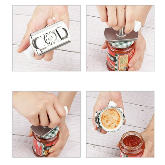 FOLOYORI Bottle Opener 1Pcs Metal With Anti-Skid Feature For Opening Jars And Bottles In Kitchen