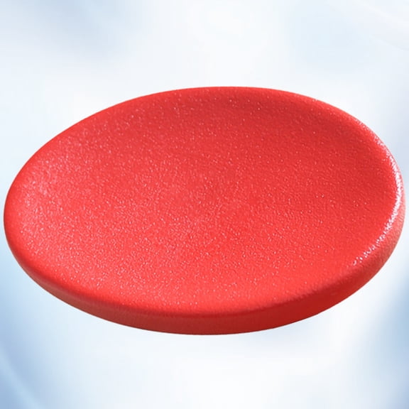 FOLOYORI Red Ceramic Soap Dish Tray for Bathroom Storage and Organization - 1 Piece Design