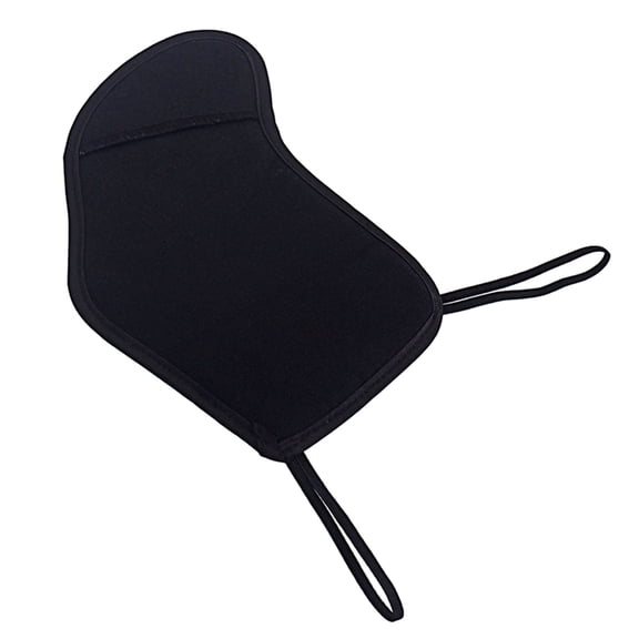 FOLOYORI Violin Chin Rest Pad Black Cotton Soft Comfortable Protector for Violin Playing Supplies