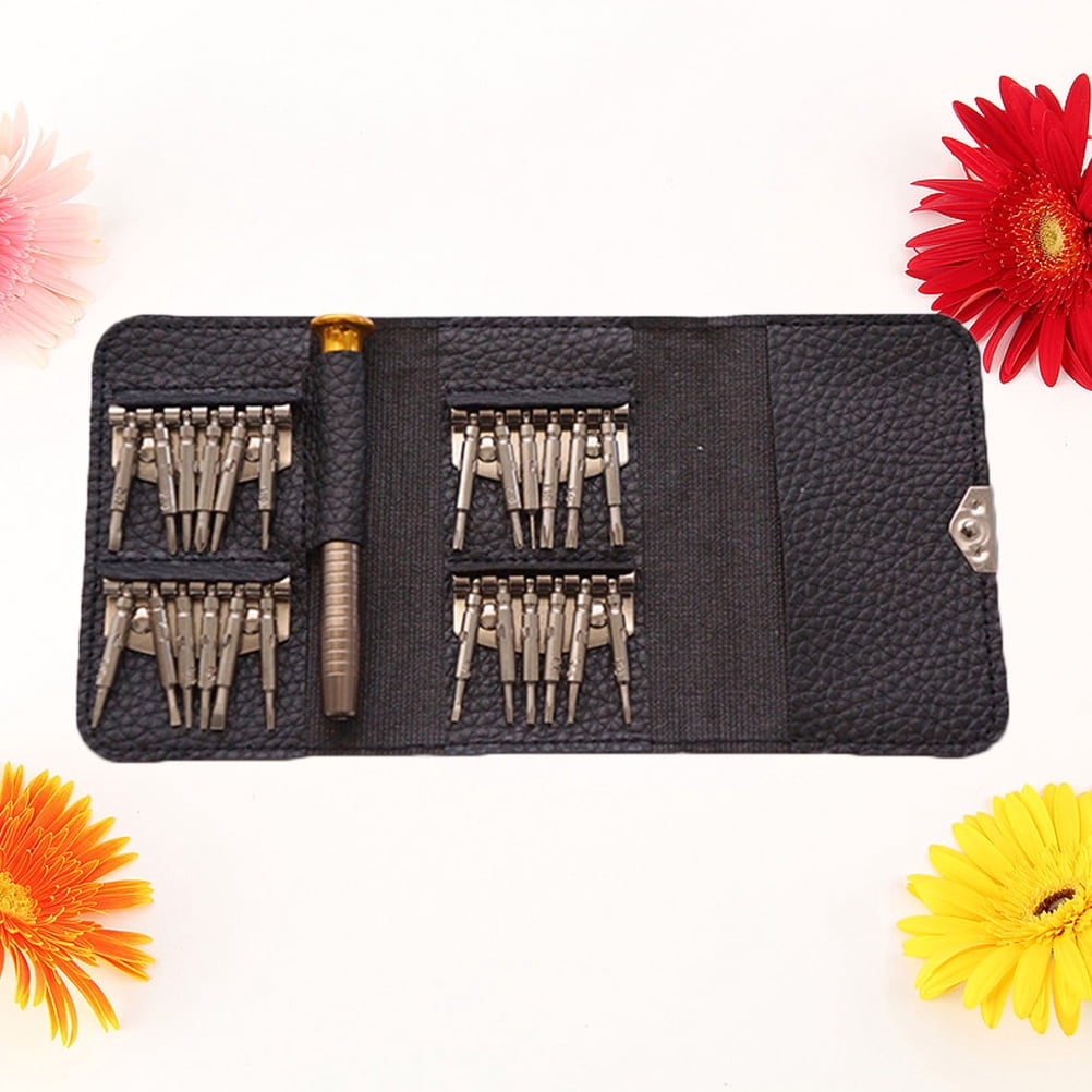 FOLOYORI Electronic Repair Tool Kit with Screwdrivers, Black Plastic ...