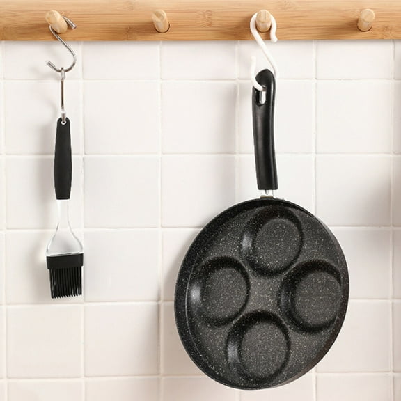 FOLOYORI Cooking 4 Cup Omelette Silver Heat Distribution for Home Users 1Pack