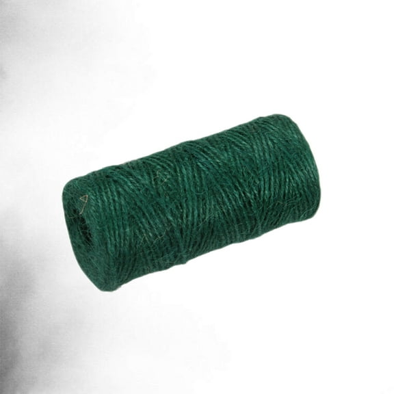 FOLOYORI Multipurpose Dark Green Hemp Rope for DIY, Gardening, and Wrapping
