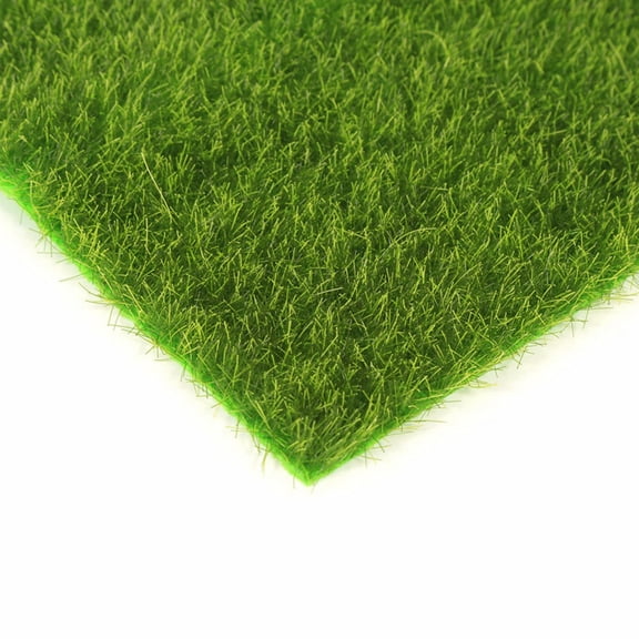 FOLOYORI Fake Grass Squares Artificial Moss Lichen Green Square for Home Garden Patio Decor 1Pcs 11.8x11.8in