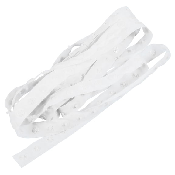 FOLOYORI White Snap Button Tape for Clothes Durable Sewing Fastener Tape for Clothing Accessories