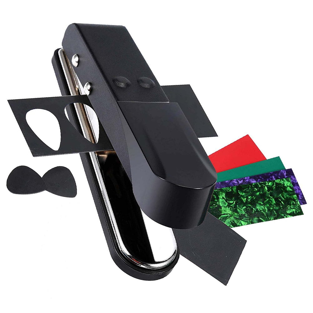 FOLOYORI 1Set DIY Guitar Making Tool for Creating Picks from Plastic Cards with Easy Hand Press