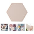 thumbnail image 1 of FOLOYORI Hexagonal Yellow Silicone Placemat Heat Insulation Anti-slip for Dining Table Use, 1 of 8