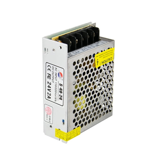 FOLOYORI Light Adapter Silver Iron 1Set for CCTV Security Camera with Stable Power Output