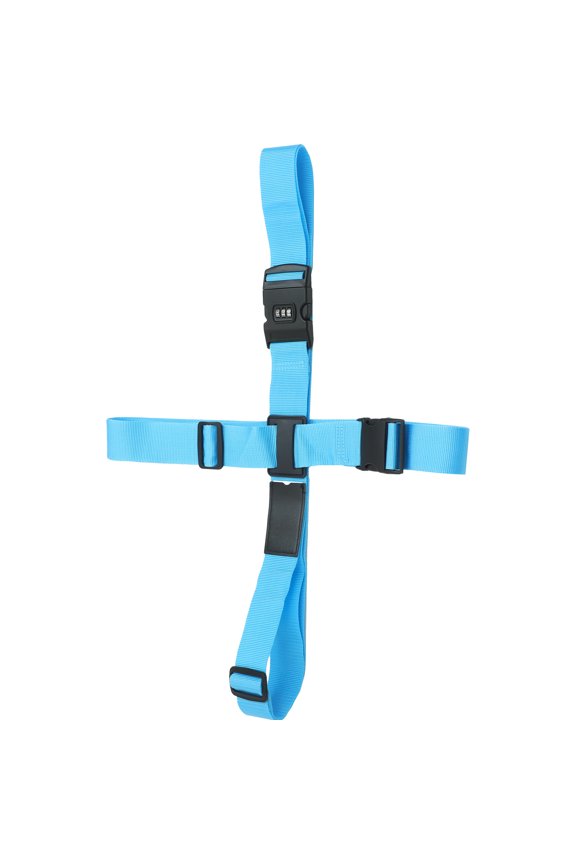 Lockable Luggage Straps for Suitcases Luggage Belt Purple 1Pack