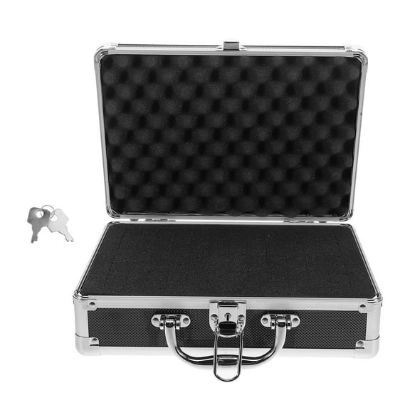 FOLOYORI Modern Silver Tool Box Aluminum Storage Case For Handyman 1Pcs