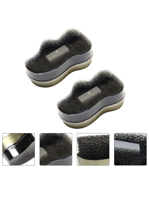 Durable Shoe Cleaning Brush Assorted Color Plastic PU Sponge Portable Use