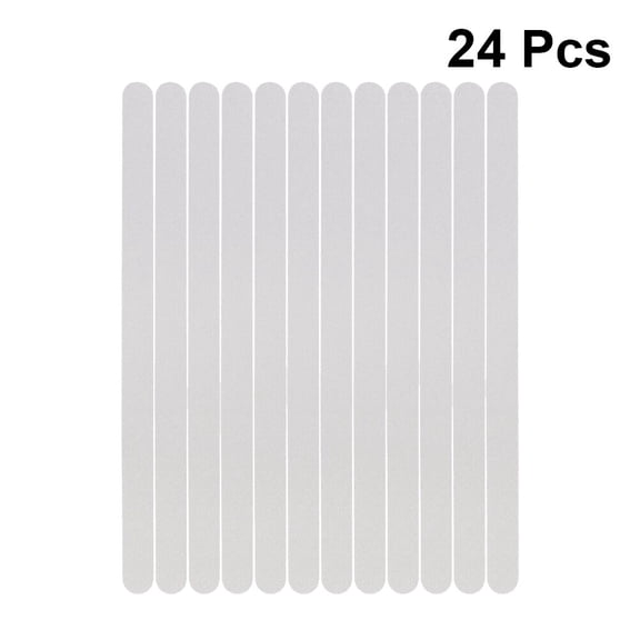 FOLOYORI 24Pcs Transparent Bathtubs Stickers Anti Slip ps for Shower Stairs and Bathroom Floors