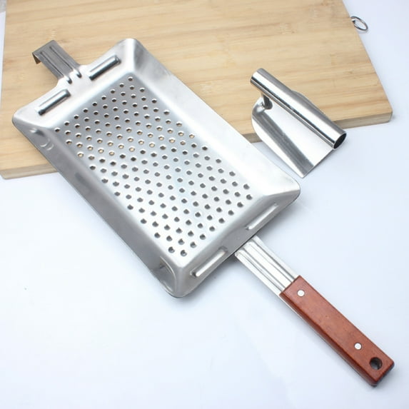 FOLOYORI Pasta Strainer 2Piece Set Noodle Maker For Homemade Pasta And Spaetzle Making